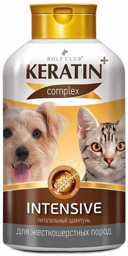 Keratin+ Шампунь Intensive для жесткошерстных для кошек и собак