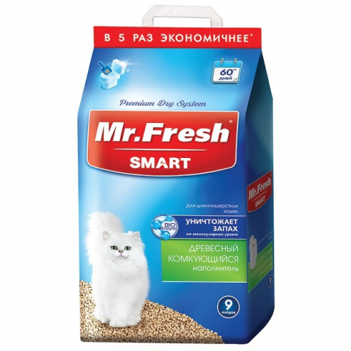 Mr.Fresh Наполнитель для длинношерстных кошек