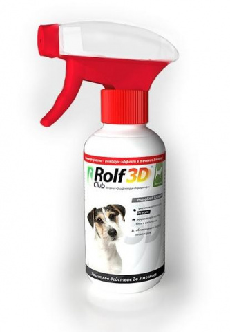 Rolf Club 3D Спрей от блох и клещей для собак