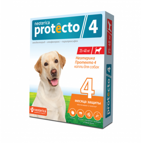 Neoterica Protecto капли для собак 25-40кг