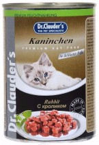 Dr. Clauder`s для кошек Кусочки в соусе Кролик 415г
