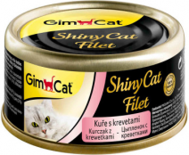 Gimcat Shinycat Filet из Цыпленка с Креветками