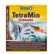TetraMin Granules гранулы для всех видов рыб 15г